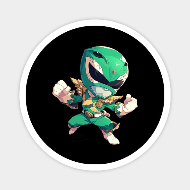 green ranger Magnet by peterdoraki